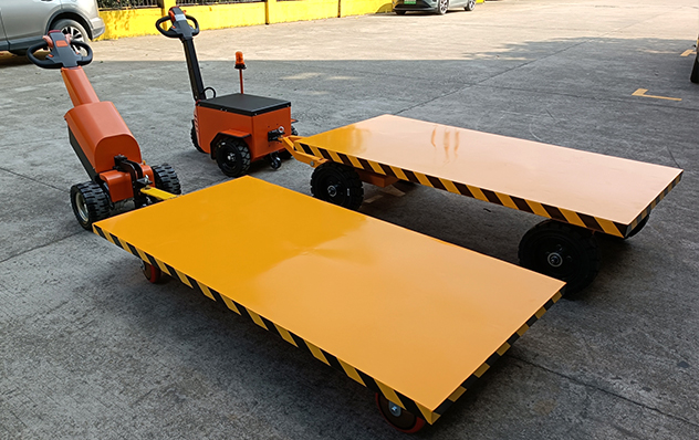 Powered electric tug take the hard work out of towing heavy items with this 1000kg- 10000kg capacity tug